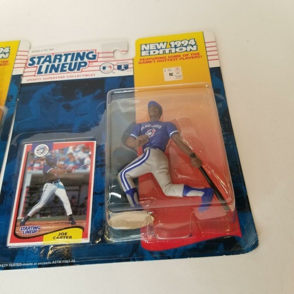 MLB Starting Lineup Wade Boggs New York Yankees 1994 Toronto Blue Jay Joe Carter - Picture 2 of 7